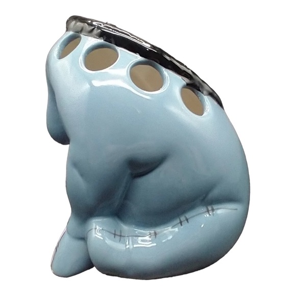 Vintage NWT Disney Eeyore Ceramic Toothbrush Holder - Hand Painted - Picture 2 of 5